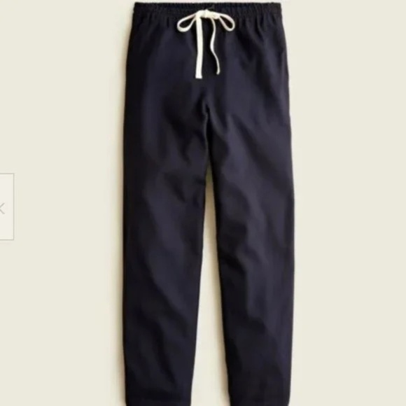 J.Crew | Wool Blend Drawstring Pants | EUC | Black | Size 8 - Picture 1 of 9